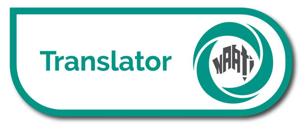 NAATI-certified translator